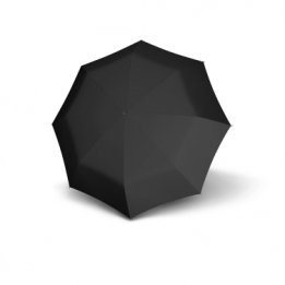 stick umbrella steel automatic black, open